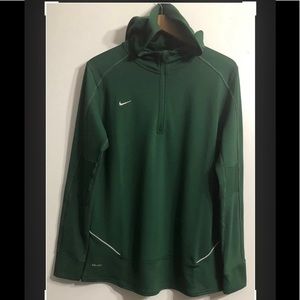 Hoodie blouse Nike Dri-FIT for women green Large